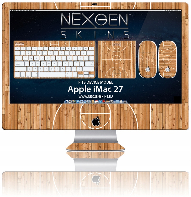 Sada koženého krytu s 3D efektom iMac 27" (Hardwood Classic 3D)