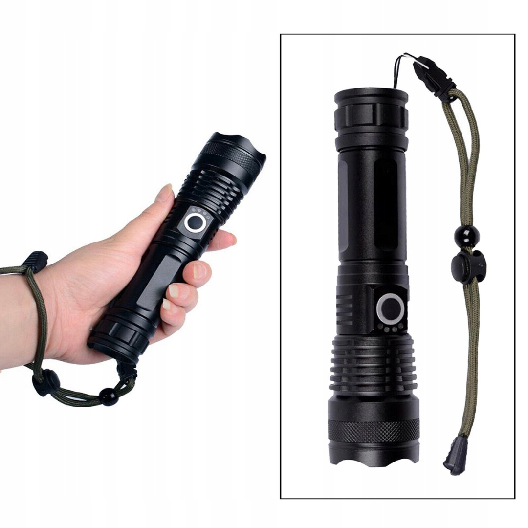 LATARKA LED STROBOSKOP ZOOM P80 WOJSKOWA MOCNA 4 TRYBY ŚWIECENIA HIT!!! Rodzaj klasyczna