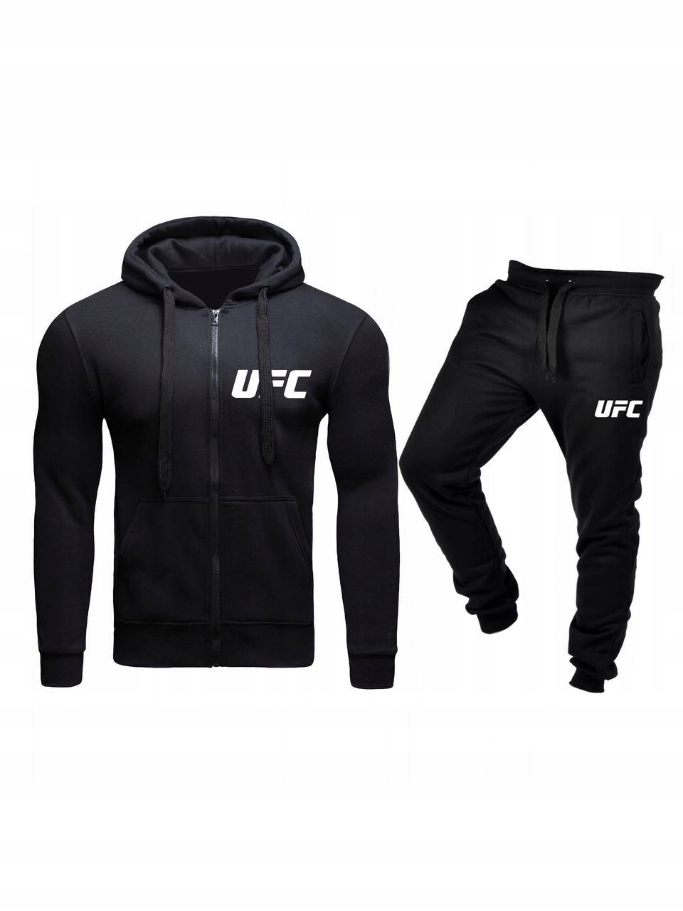 

Komplet Dresowy Ufc Dres Męski Czarny M