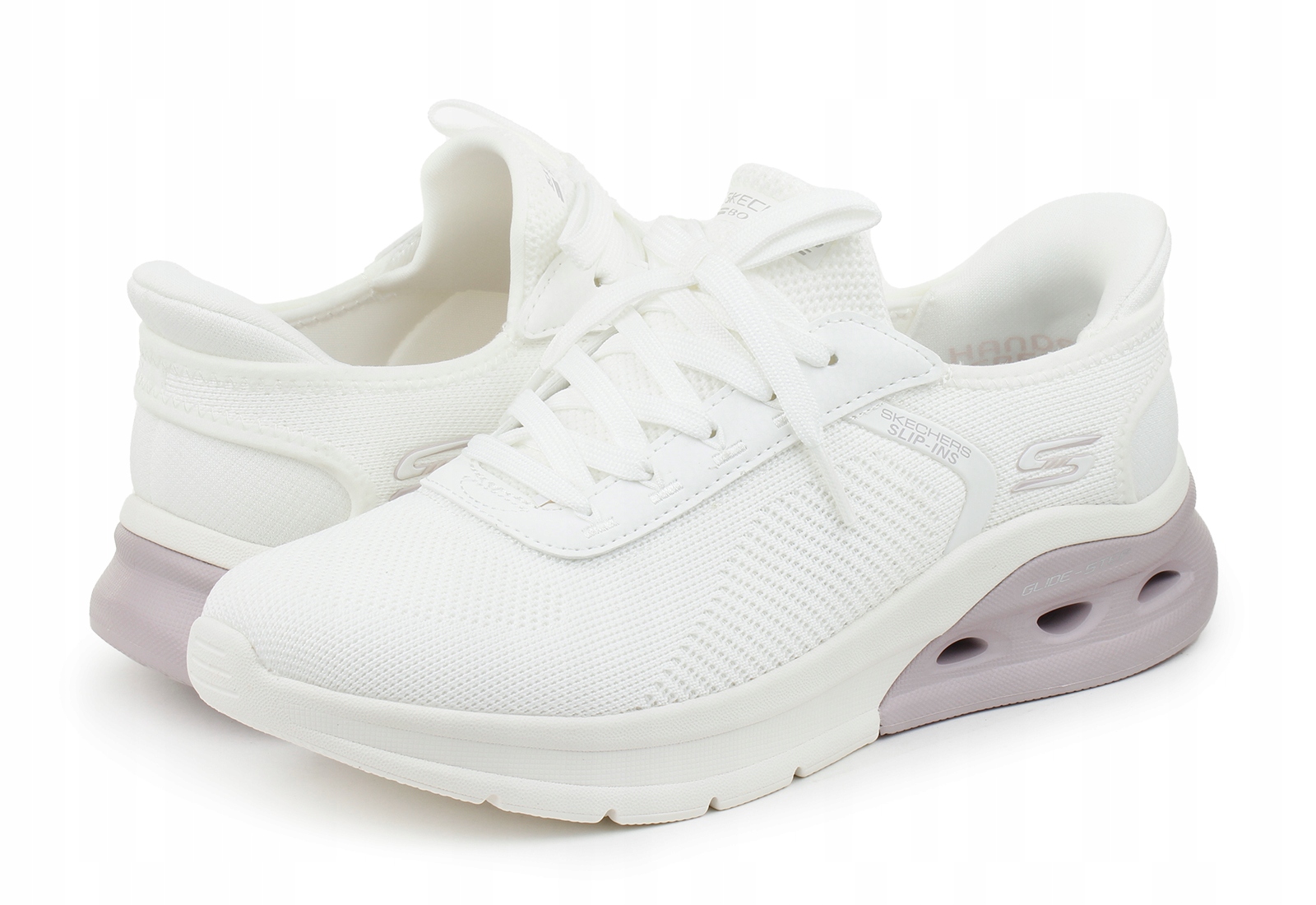 Skechers Sportovní Bílé Boty Ze Síťoviny S Vícebarevnou Podrážkou 36 U2B