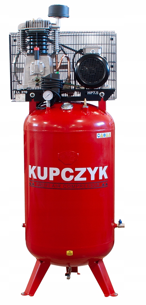 Kompresor Pionowy Sprężarka 270 Litrów KK 950/270 Kupczyk 950 litrów/min