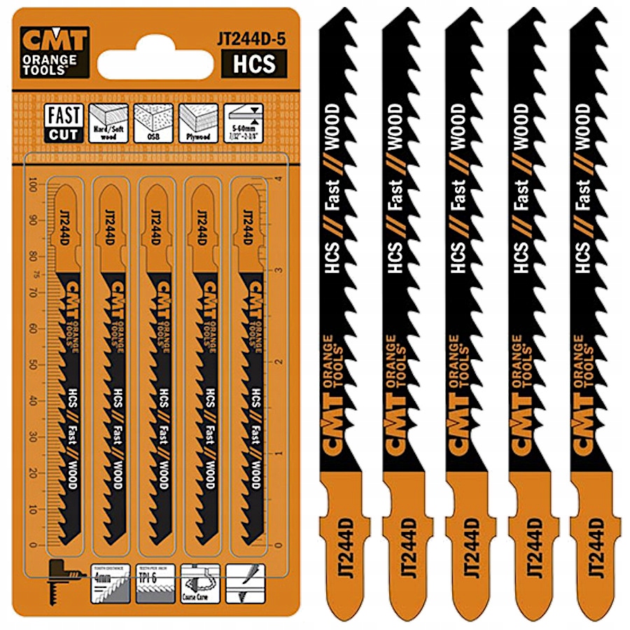 

Brzeszczoty do wyrzynarki Osb drewna 5szt Cmt