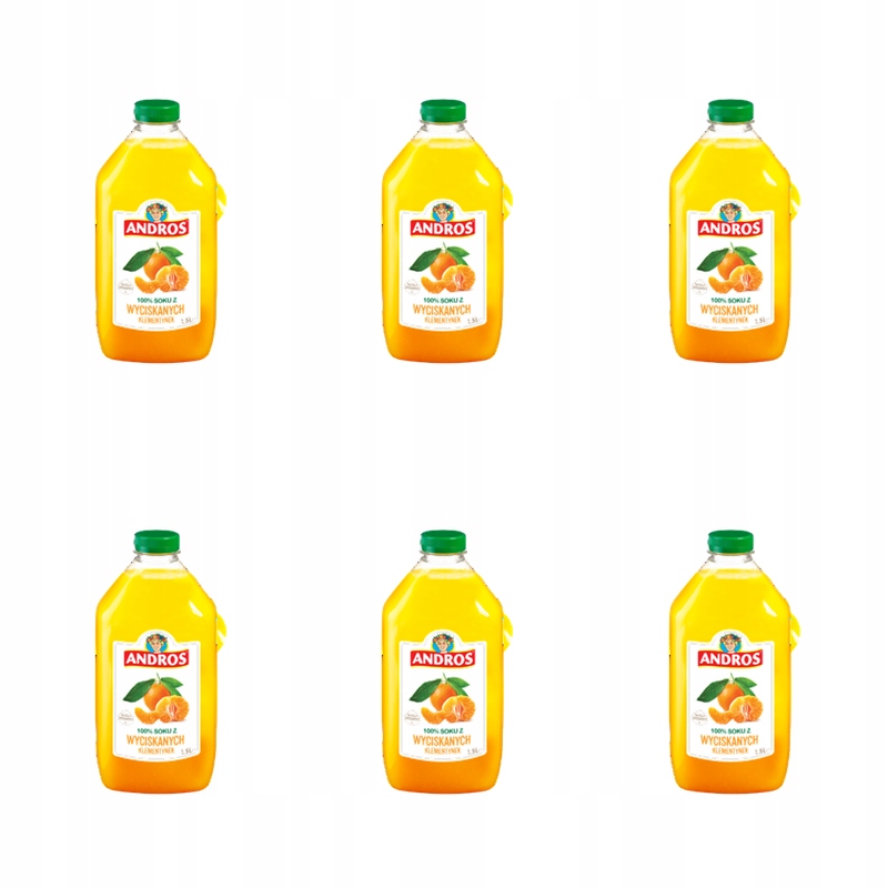 Andros šťáva z lisovaných klementinek 1,5L X6