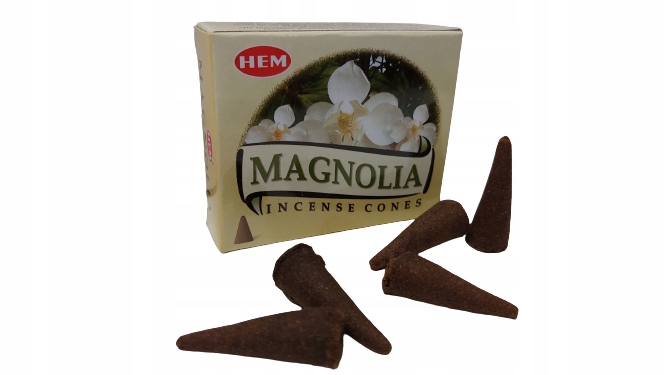 

Kadzidła Stożkowe Magnolia Hem 10 szt. Kadzidełka
