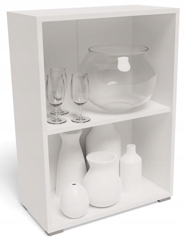 Regał otwarty 80 EX3 biały szafka na książki półka