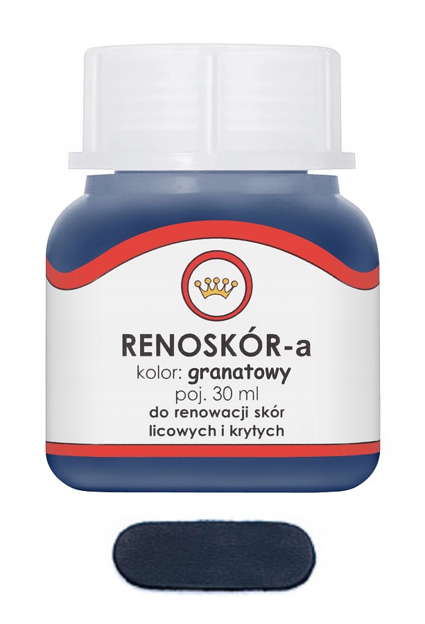 

Renoskór Farba Lakier Do Skóry Granatowy 30ml