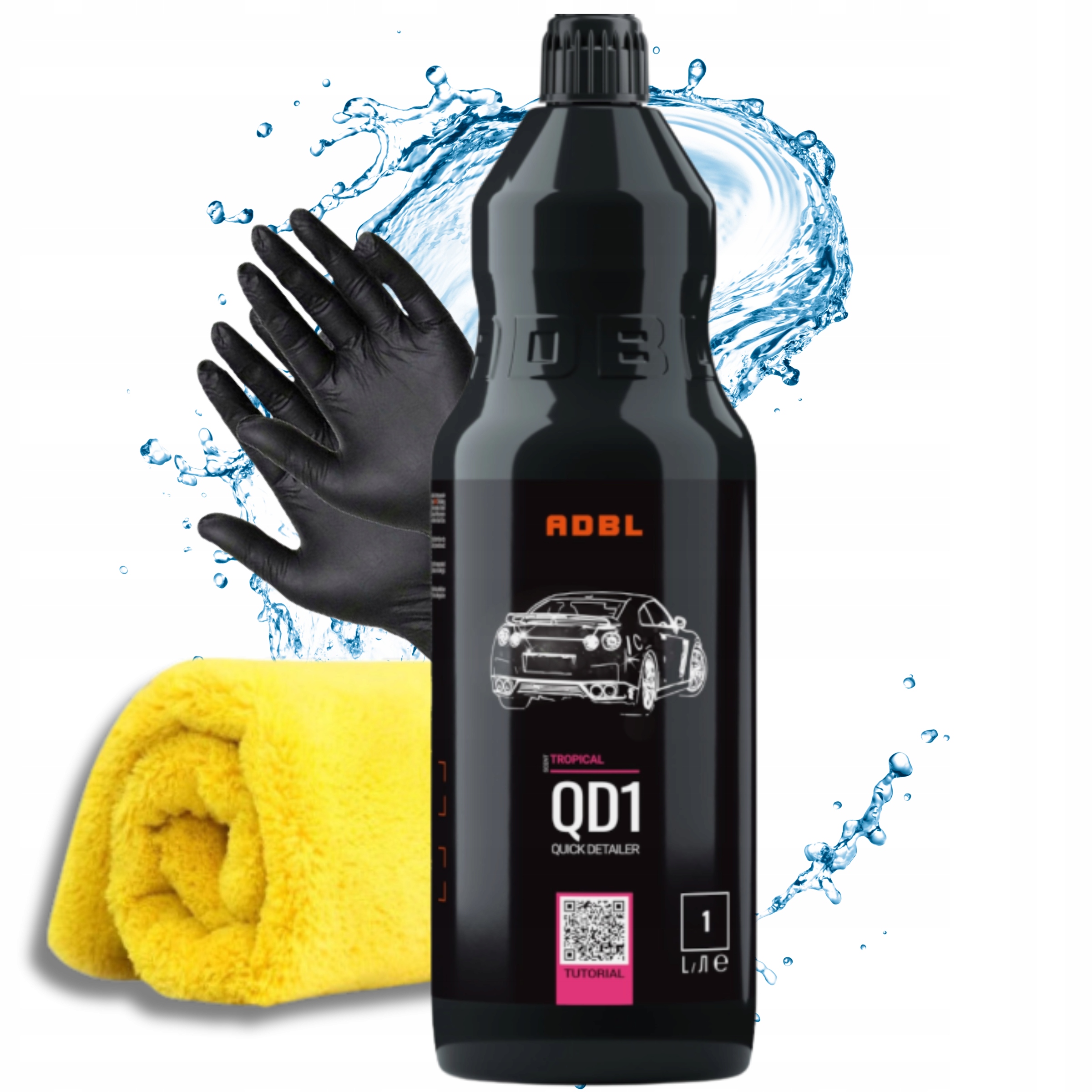 Adbl QD1 1L Syntetyczny Quickdetailer Do Lakieru Połysk I Zabezpieczenie