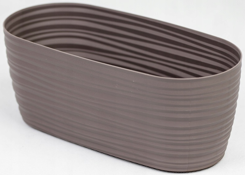 SKRZYNKA Doniczka SAHARA PETIT 27 cm CAFE LATTE Marka Form-Plastic