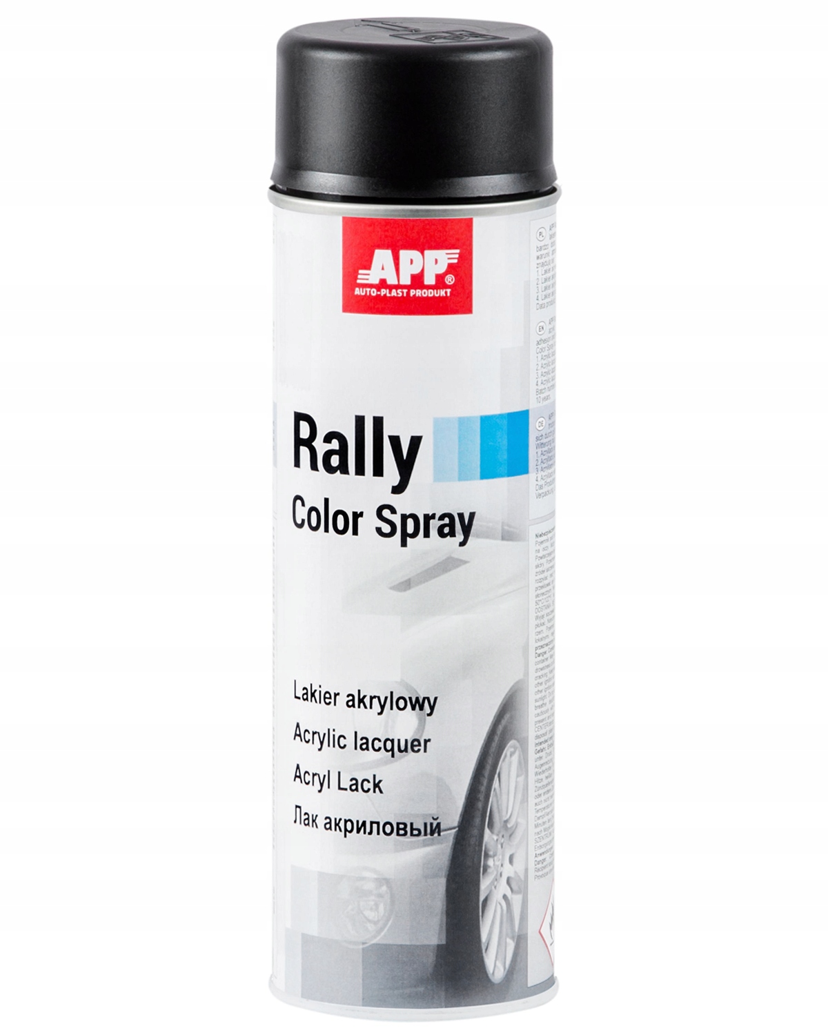 

App lakier akrylowy spray Czarny Mat 500 ml