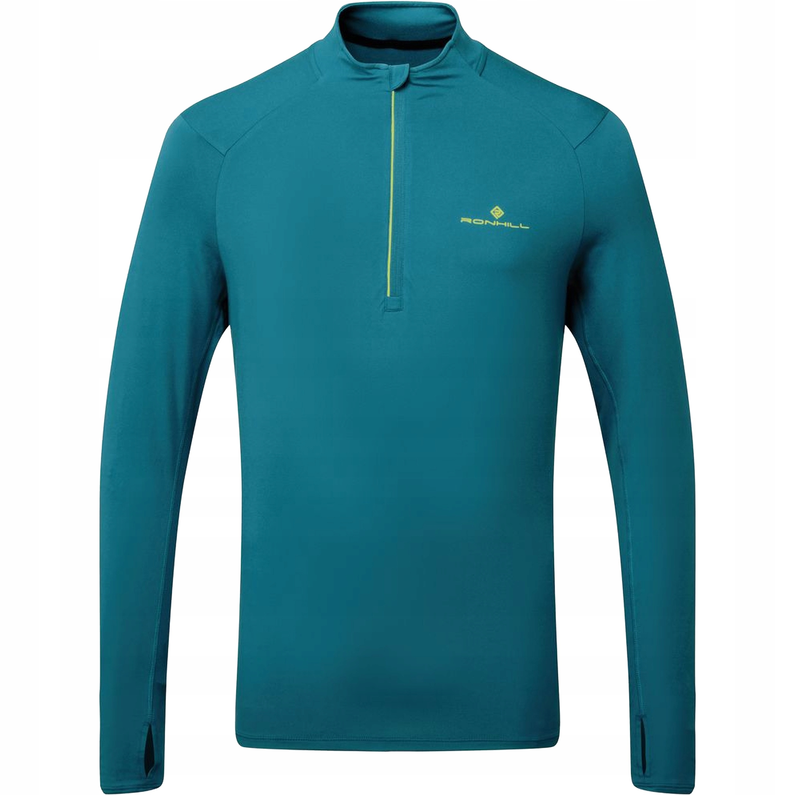 Bluza do Biegania Ronhill Sportowa Męska Core Thermal 1/2 Zip Zielona XL