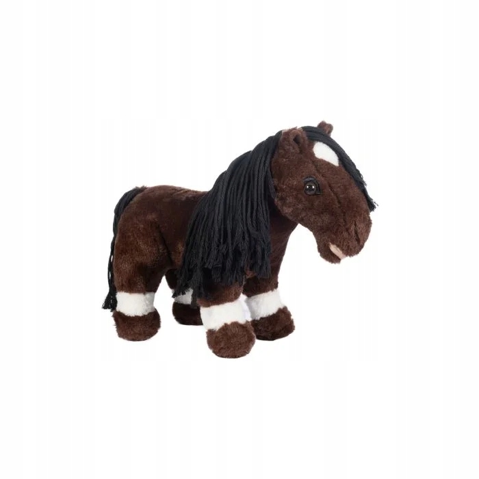 Hračka koník Hkm CuddlePony tmavě hnědá