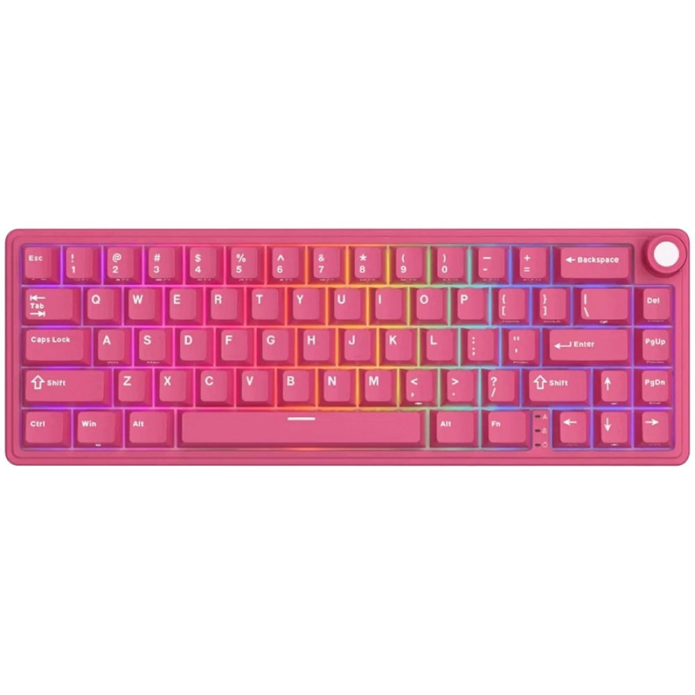 ROYAL KLUDGE R65 Berry Red Gaming Keyboard Cream Switch — 2