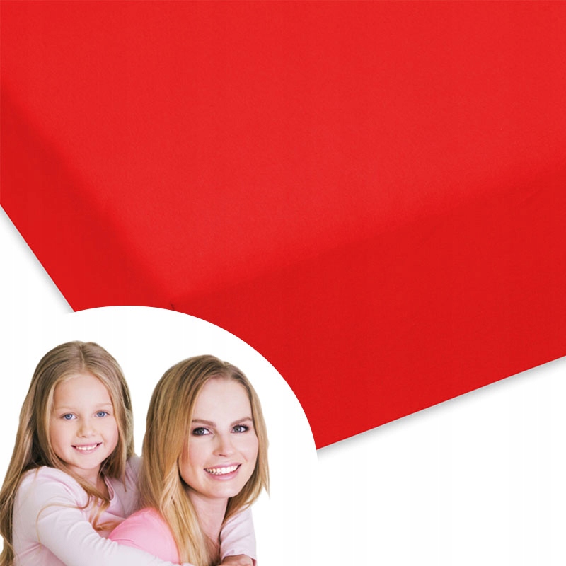

Prześcieradło Jersey 140g/m2 Czerwone Żywe 120x200