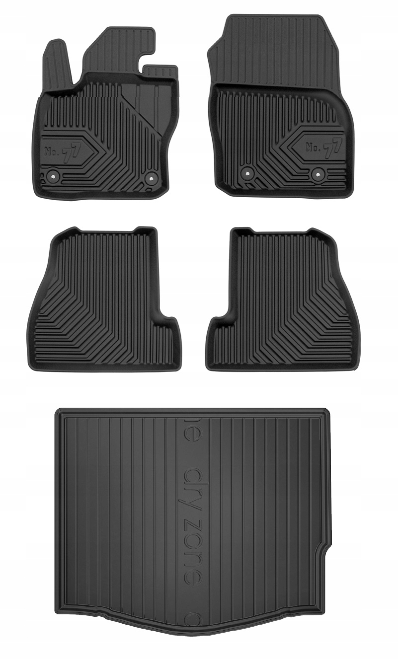 Set 77 Koberce a rohože Ford Focus Mk3 Hatchback 2010-2019