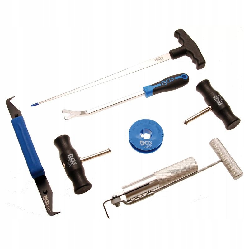 Sada na demontáž čelního skla 7 kusů Bgs 8004