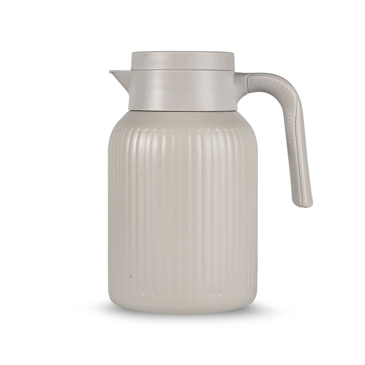Vakuová termoska Sagaform Trine 1500 ml béžová ocelová 24/12 h eko dárek