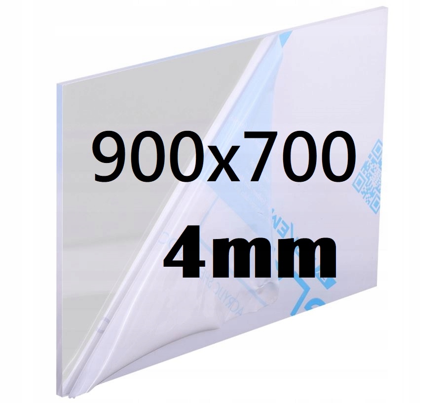 Plexi Plexi Plexi Plexa na míru 90 cm x 70 cm x 4 mm Akrylová Deska