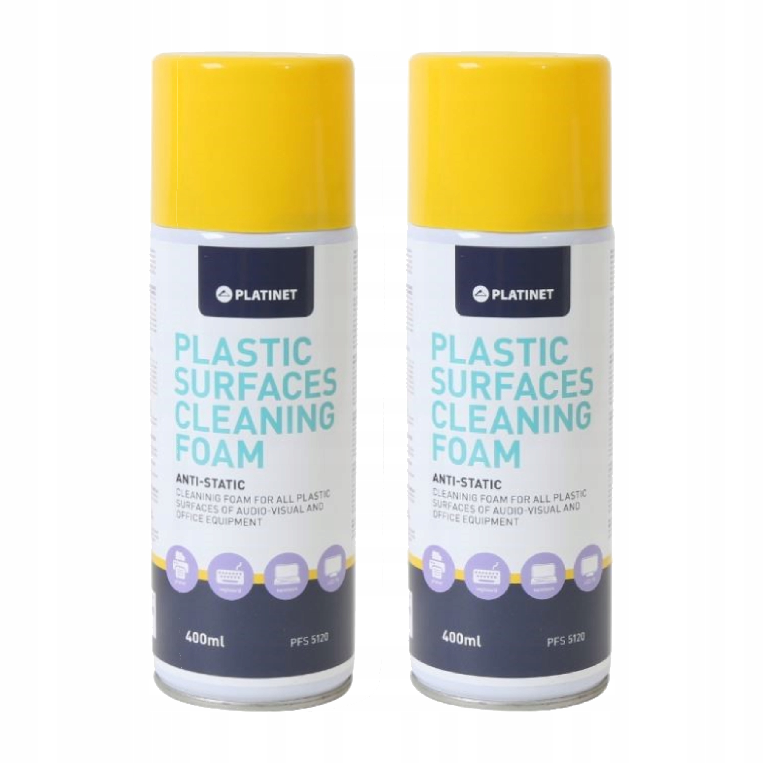 2× Pianka do plastiku Platinet PFS5120 400 ml