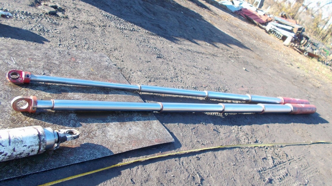 Гідравлічний циліндр телескопічний двосторонній 577см