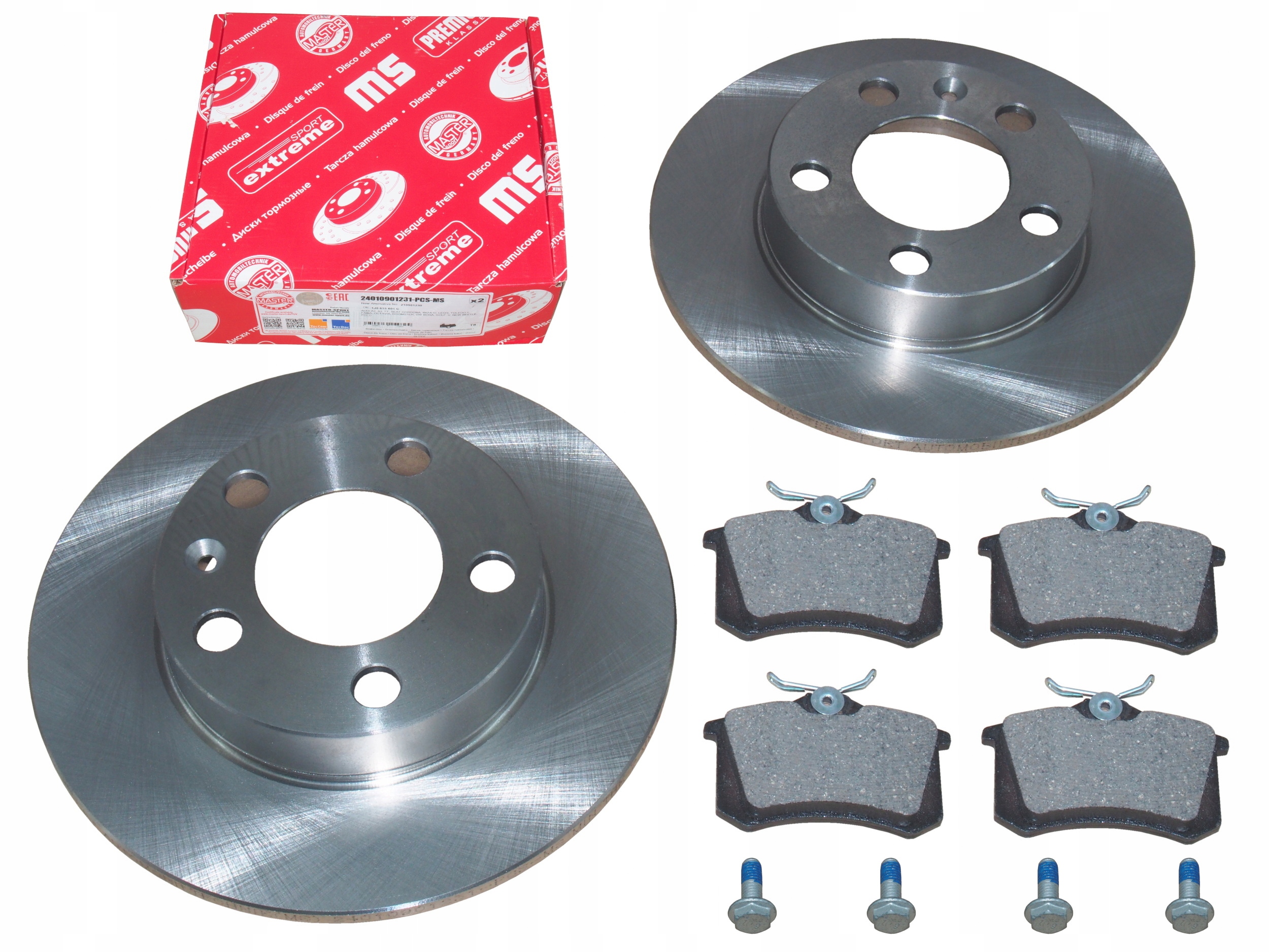 Диски колодки задні для AUDI A3 SEAT LEON TOLEDO