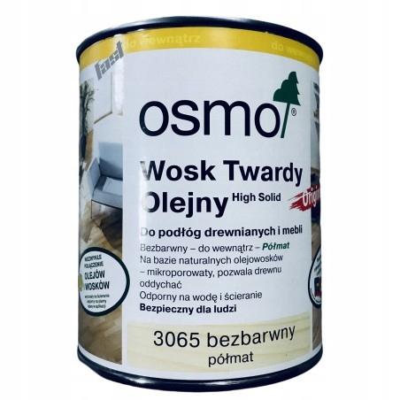 Osmo 3065 Tvrdý Vosk Olejový Polomat 2,5 l