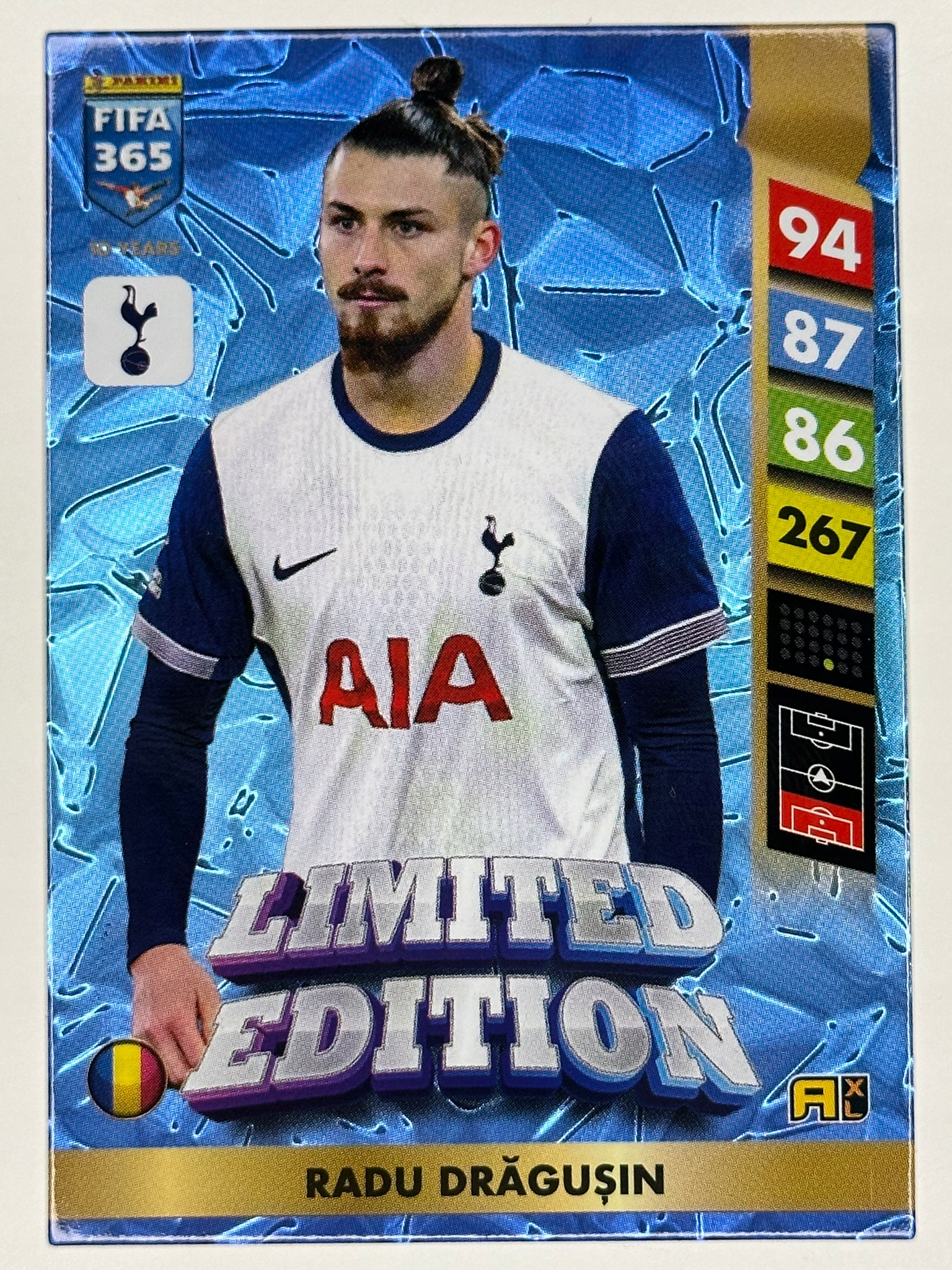 Panini Fifa 365 2025 Limitovaná edice Radu Dragusin Tottenham