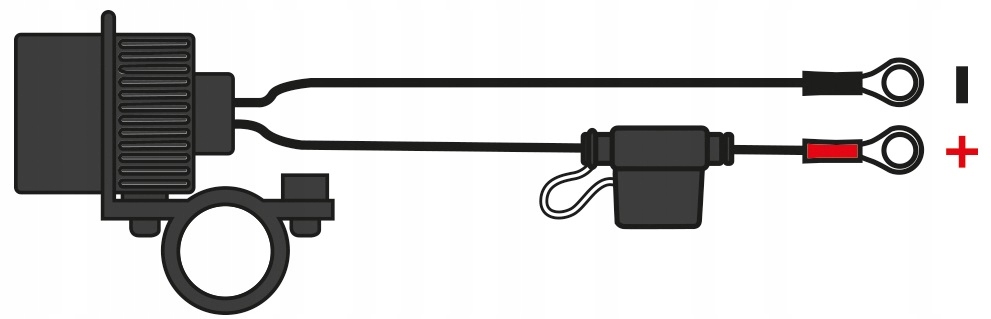 MOTOCYKLOWE GNIAZDO LADOWANIA 2X USB OXFORD 12V Manufacturer catalog number EL102