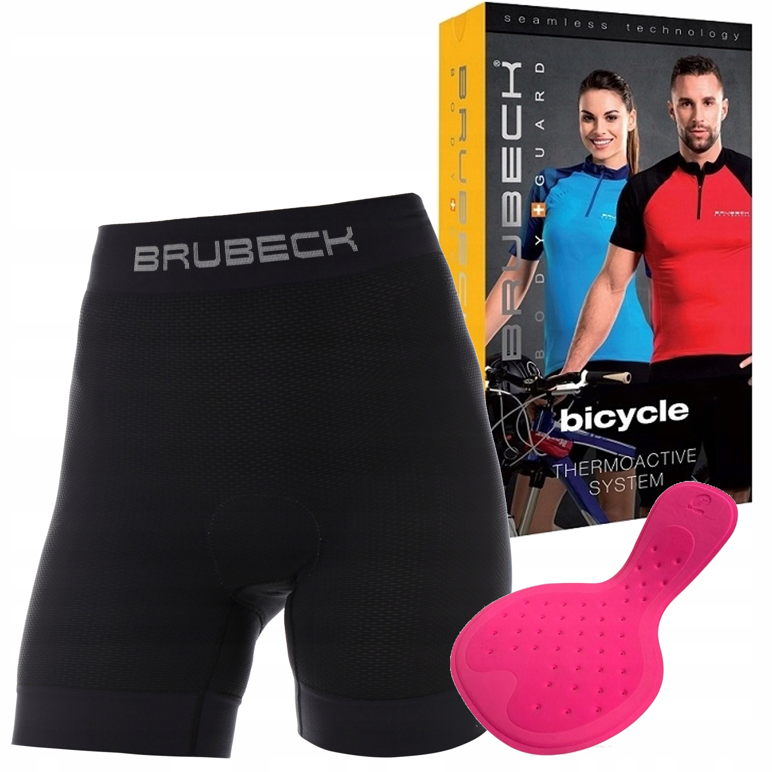 Bokserki Rowerowe Damskie Komfortowe Spodenki Z Wkładką Rowerową Brubeck L