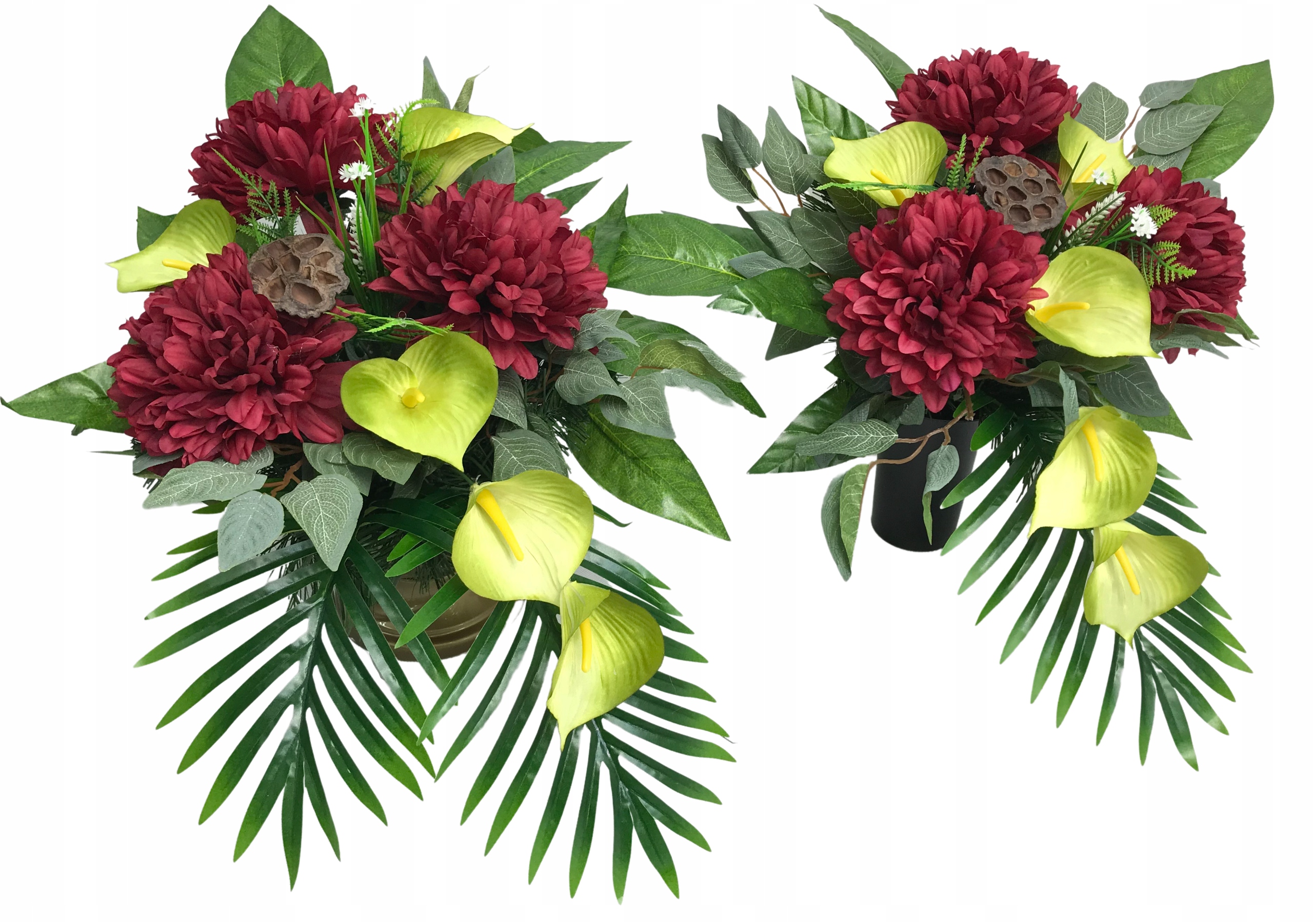 STROIK KOMPOZYCJA ZESTAW KOMPLET na grób cmentarz