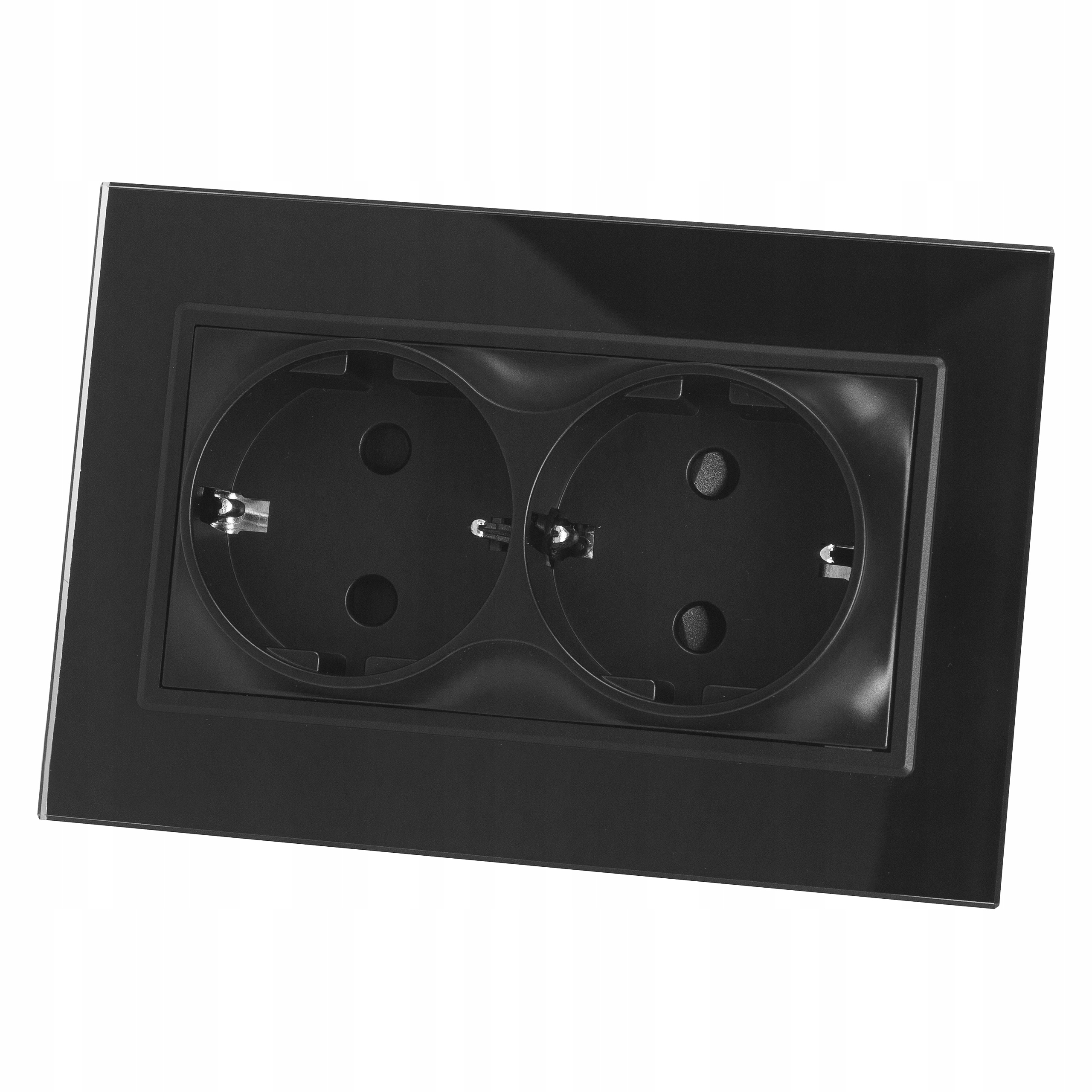 VL-71EU2-62 Dvojitá zásuvka 16A Livolo Sklo