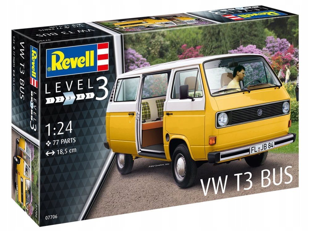 1:25 Auto Vw T3 Bus Revell 07706
