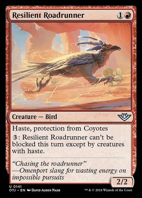 MtG: Resilient Roadrunner (OTJ) *foil*