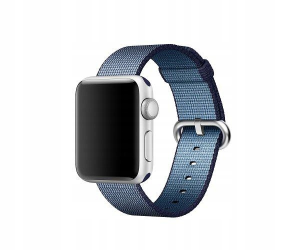 Pasek do Apple Watch MPW82ZM/A, Woven Nylon, granatowy 42/44/45mm