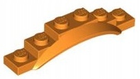 

Lego Nadkole 1x6x1 Pomarańczowe (62361/6207476)
