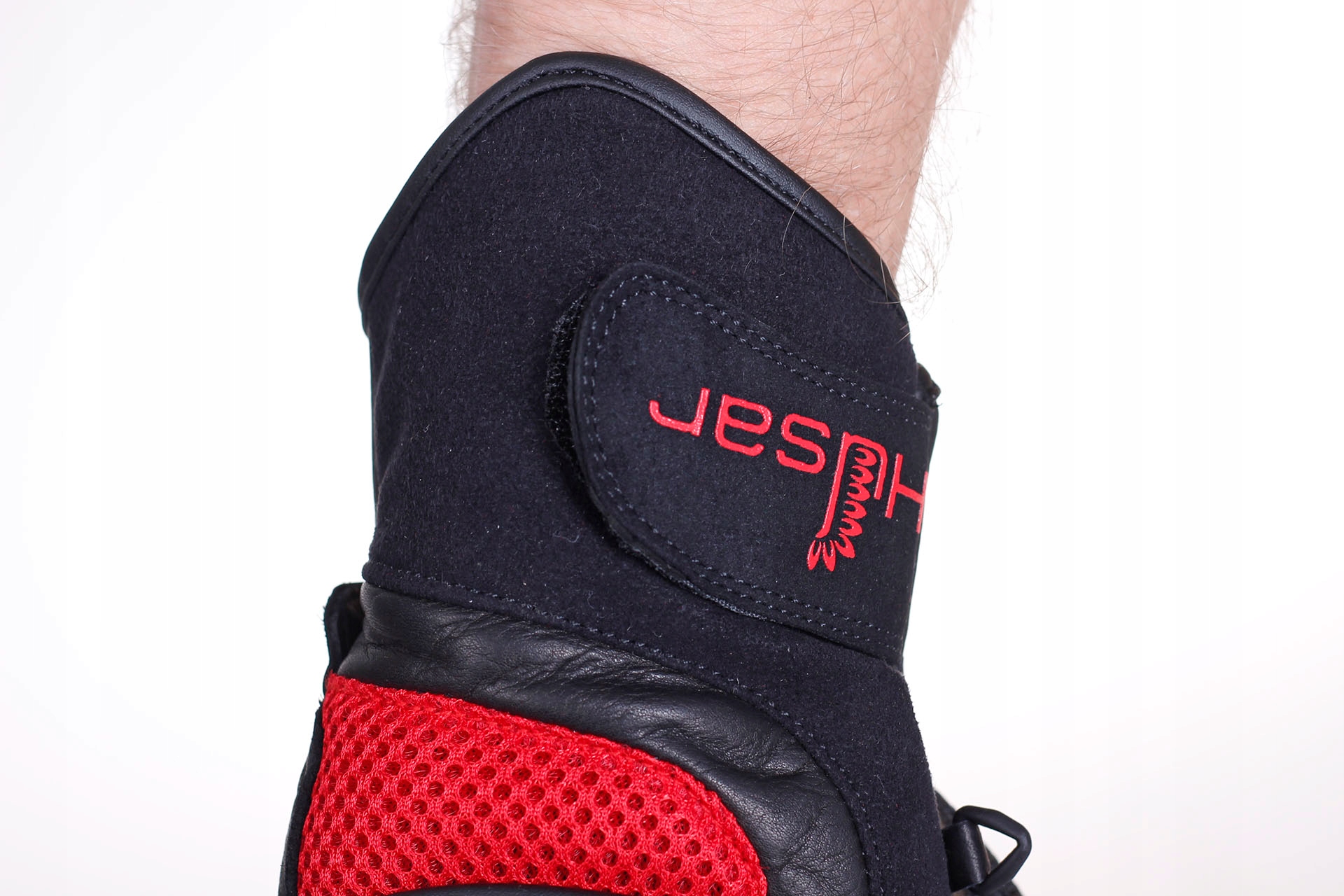 RĘKAWICE MOTOCYKLOWE LETNIE HUSAR GRIZZLY red Rozmiar L