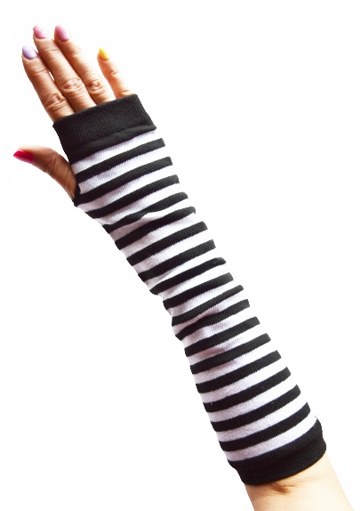 

Mitenki długie rękawiczki bez palców paski