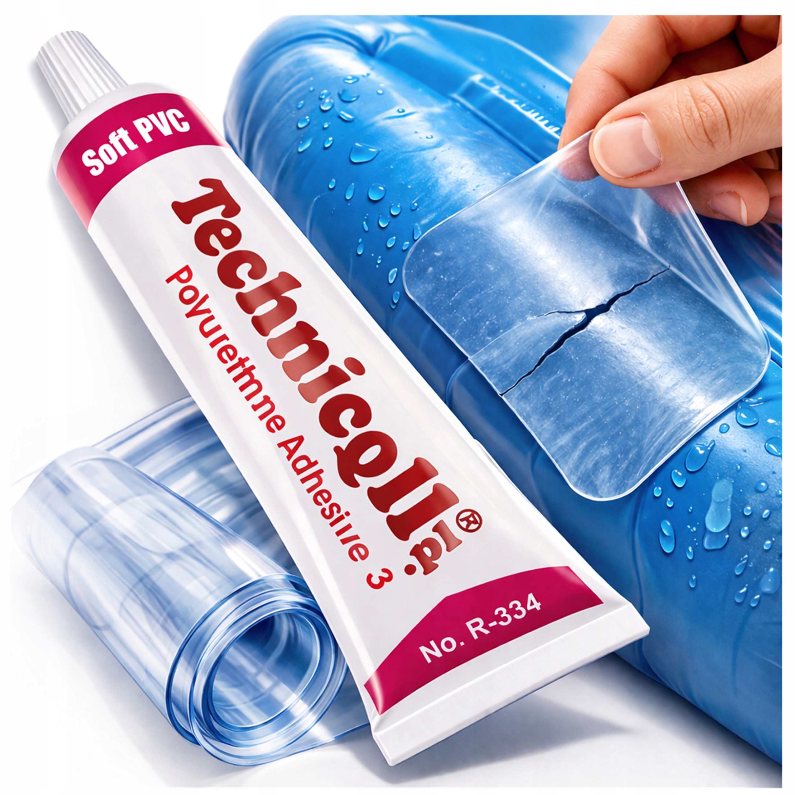 Набор для ремонта плавательного бассейна горячая ванна СПА матрас клей 2 ПВХ патчи под водой