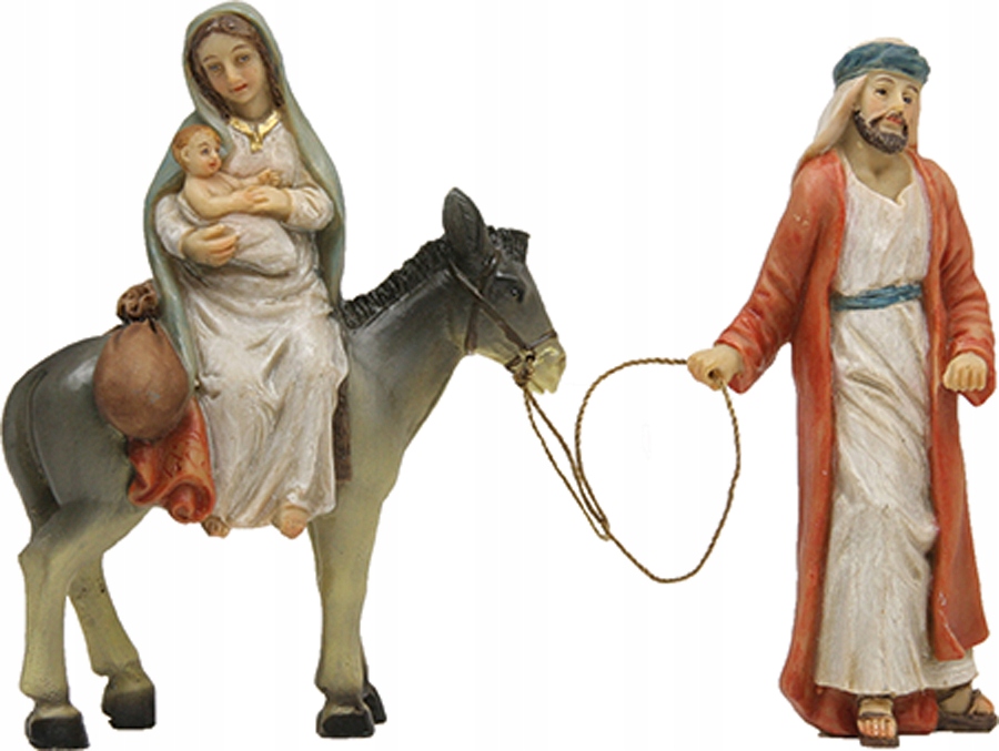 Svatá rodina – Útěk Do Egypta – pro figurky o výšce 15 cm – 2 díly