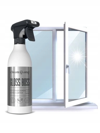 Levně 4X CleanGang Čistič skel oken a zrcadel, pěnový sprej 0,5 l