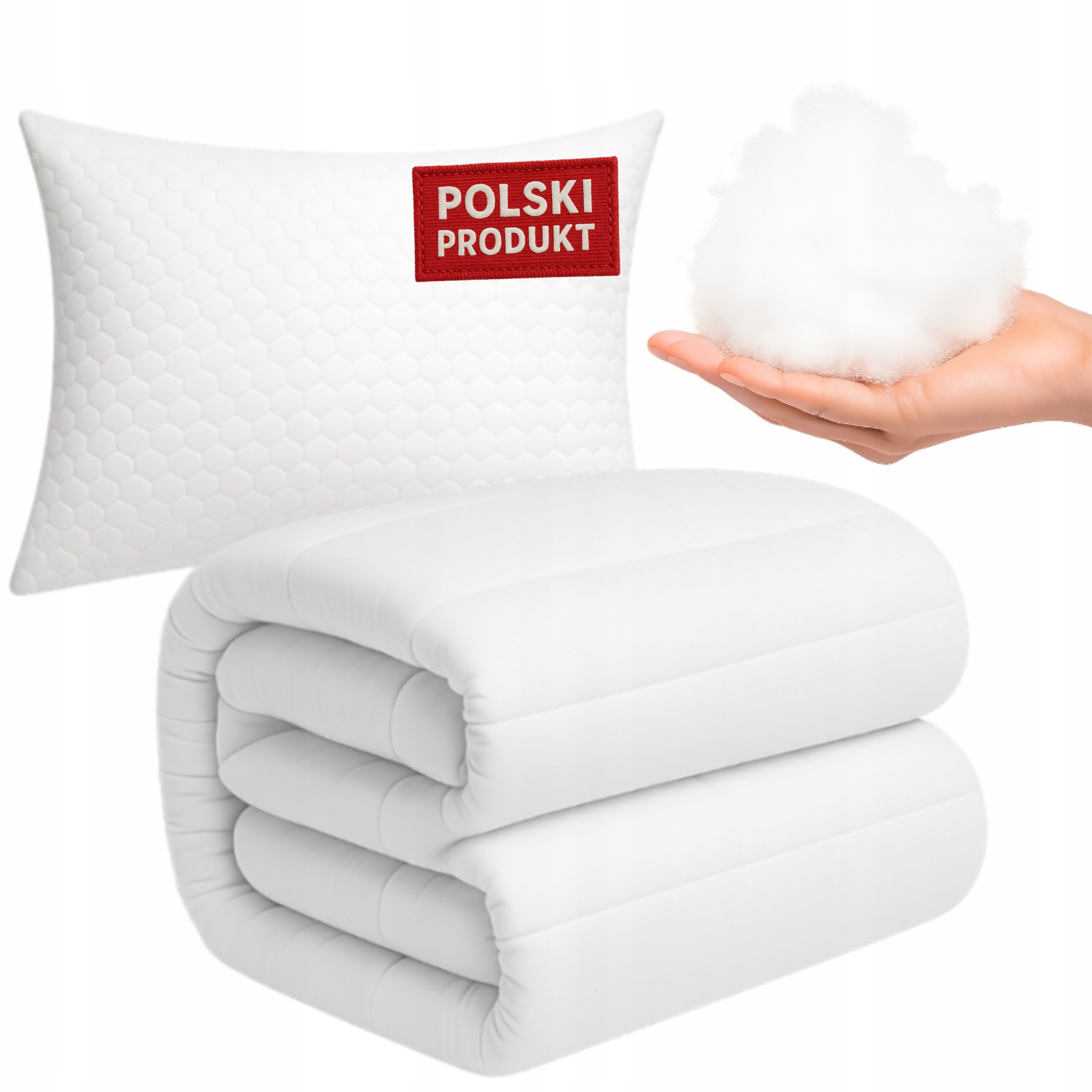 Celoroční teplá sada Přikrývka 160x200 Polštář +2x 50x60 Polská kvalita