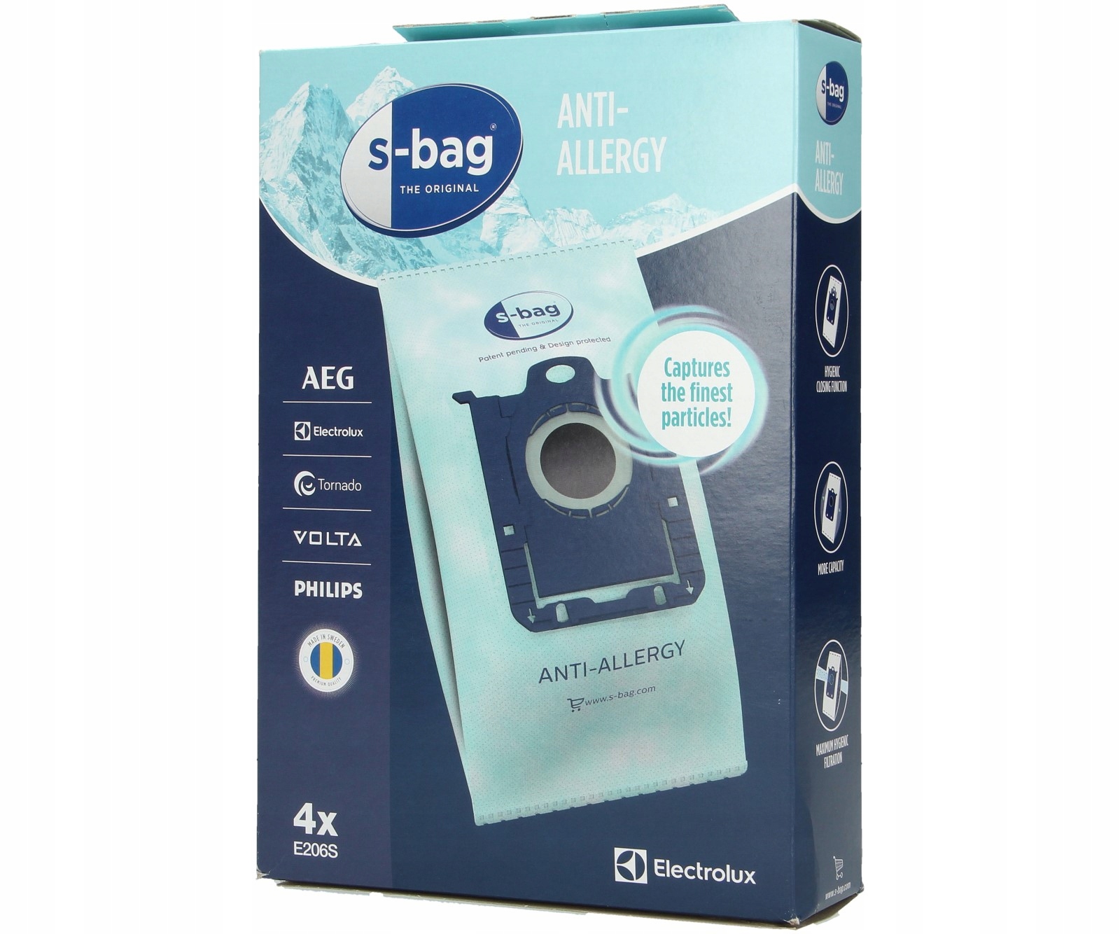 

Worki Anti Allergy Electrolux S-Bag E206S
