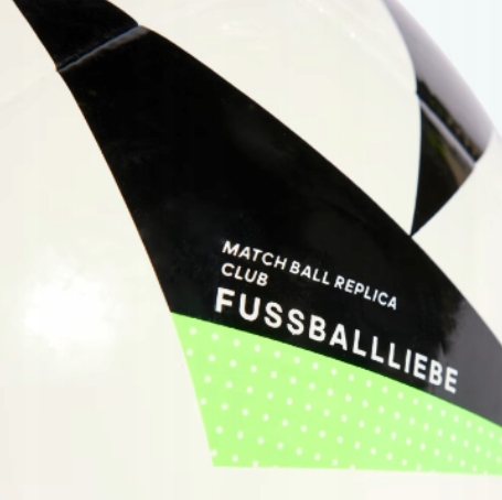 PIŁKA ADIDAS NOŻNA EURO 2024 FUSSBALLLIEBE CLUB TRENINGOWA R4 MISTRZ NIEMCY Rozmiar 4