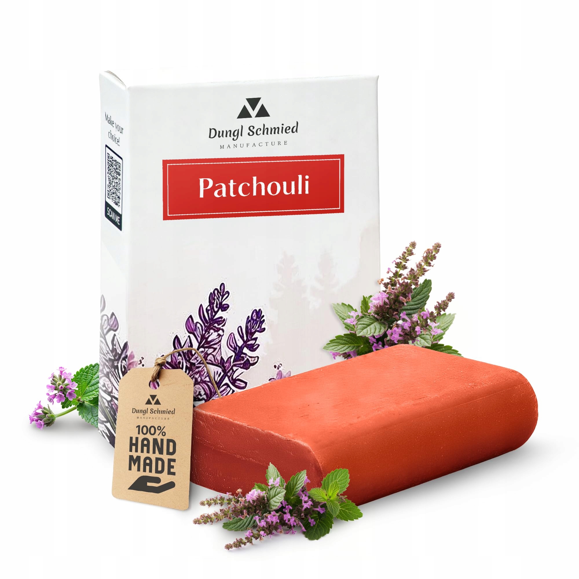 Přírodní mýdlo Patchouli Dungl Schmied 100 g Ruční Výroba bez palmolu