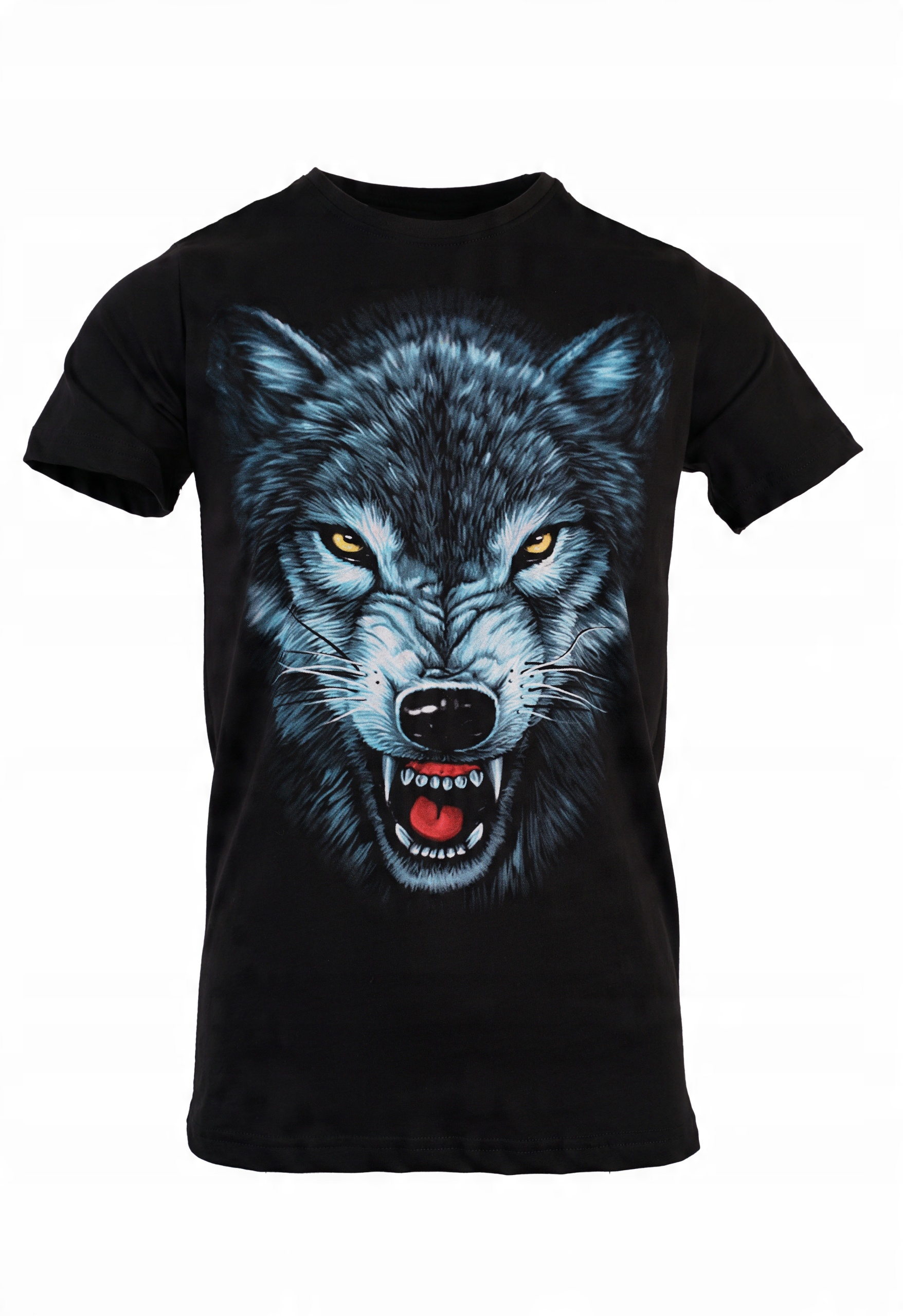 

Tshirt Bawełniany Czarny Koszulka Wilk Uv Volf L