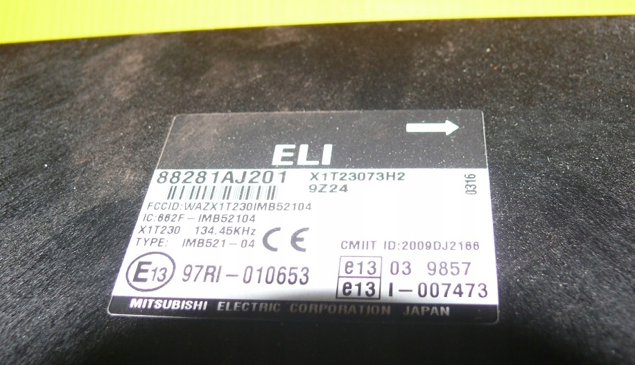 control unit comfort control unit SUBARU LEGACY V 5 88281AJ201