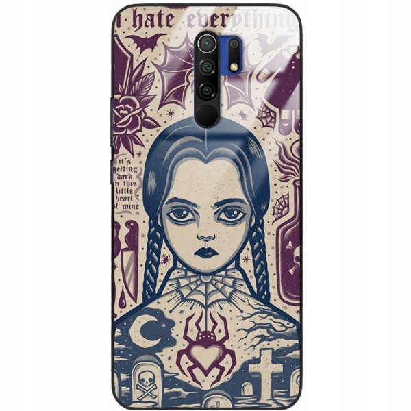 

Etui Glass Do Xiaomi Redmi 9 Wednesday Serial Wzór