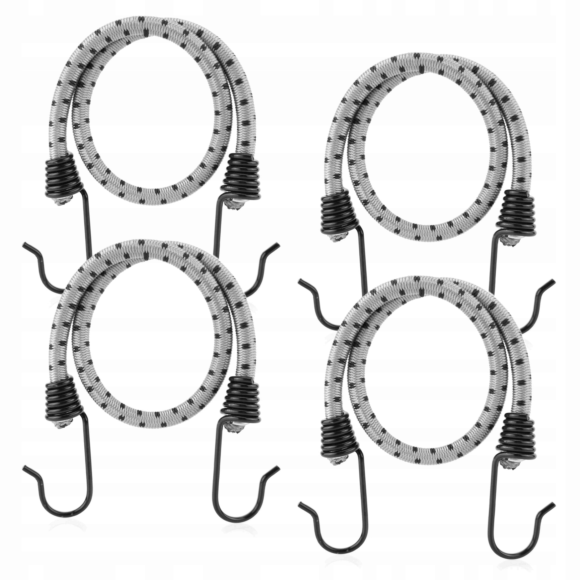 Linka transportowa 8mm z haczykami guma mocująca ekspandor 40 cm 4 szt