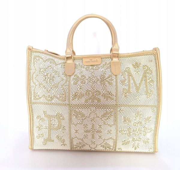 Elegantní shopper kabelka s držadly Pepe Moll 251410 Platino