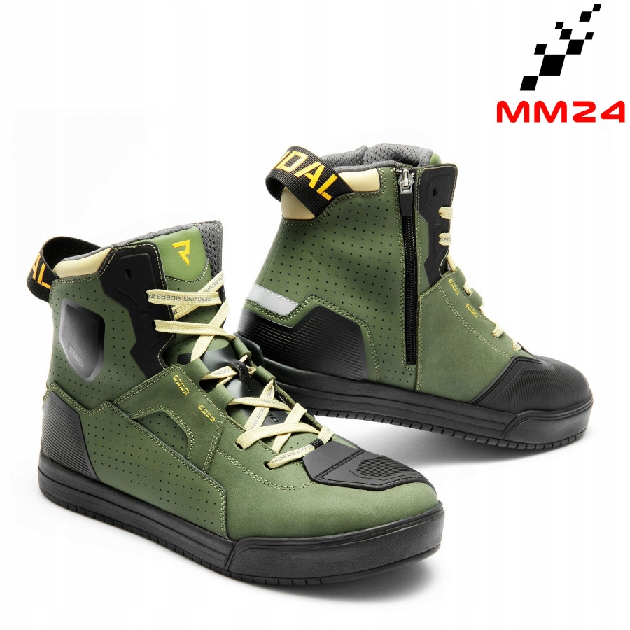 Motocyklové Topánky Rebelhorn Vandal II Kožené Mestské Krátke Tenisky 40