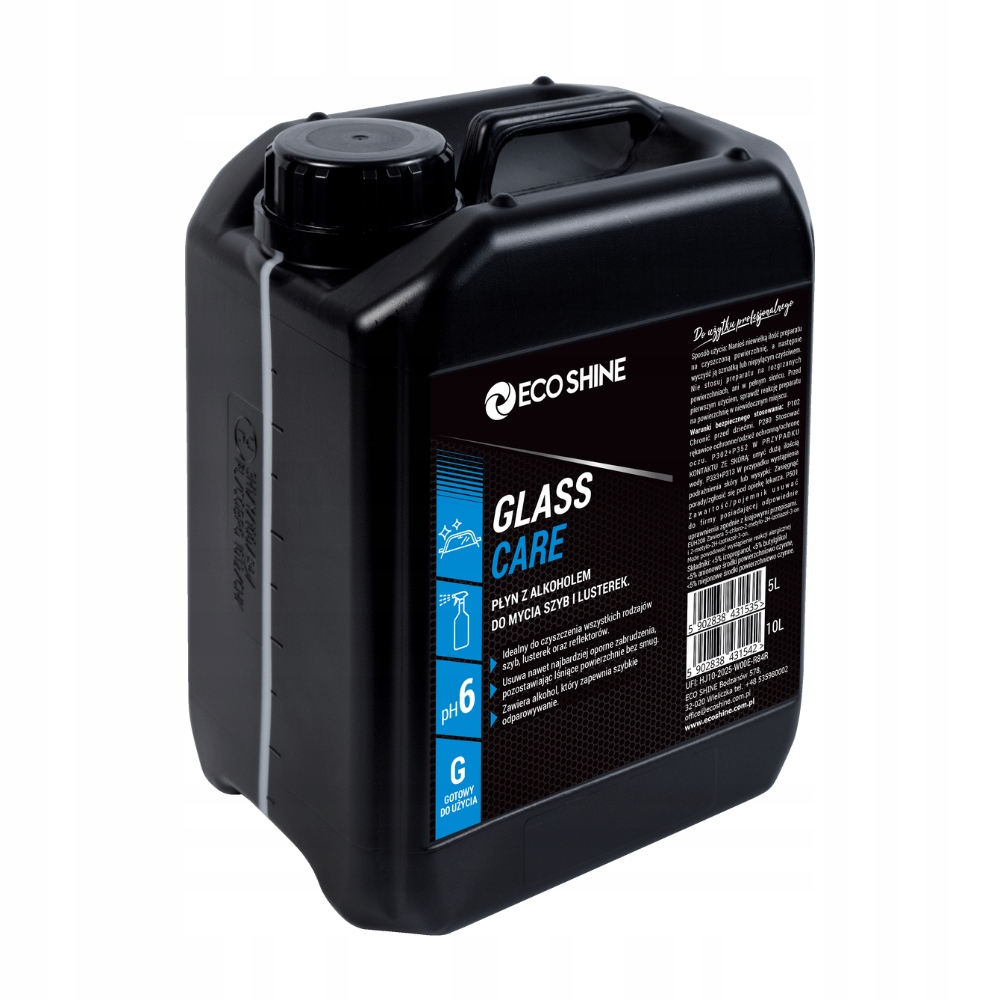 Eco Shine Glass Care op. 5l płyn z nanocząsteczkami do mycia szyb